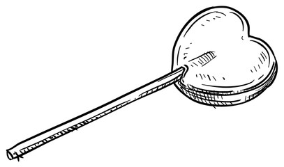 lollipop handdrawn illustration
