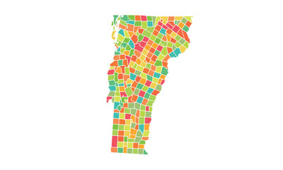 Map of the Vermont state.used for education,Travel worldwide, earth geography website layouts, background, Study geography,work in graphics.Suitable for tourists students and graphic design.
