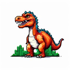 Obraz premium the AI Image Generator, dinosaur head