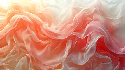 Obraz premium Abstract Background of Delicate Pink and White Fabric