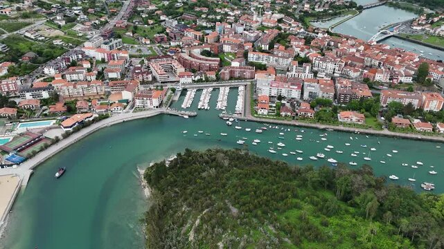 Gorliz&nbsp;northern Spain drone,aerial high angle