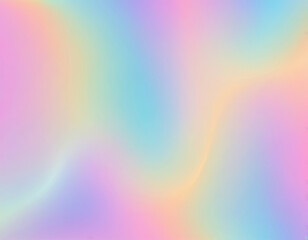 Obraz premium Glitch holographic pastel neon rainbow with an iridescent gradient backdrop