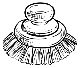 spa brush handdrawn illustration