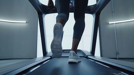 Feet on Fast Treadmill