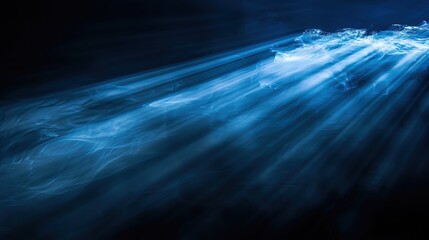 Blue Light Rays in the Darkness