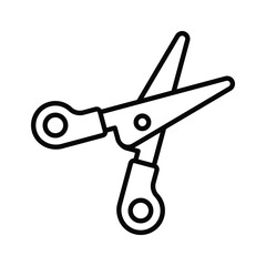 Visually appealing scissors icon, perfect for indicating cutting or editing functions