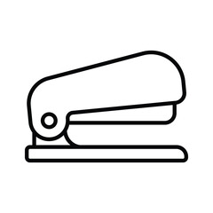 A creative icon of stapler in trendy style, stationery item, office supplies