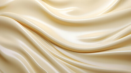Obraz premium Creamy Smooth Satin Drape Abstract Background