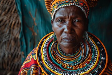 Obraz premium portrait of Samburu woman