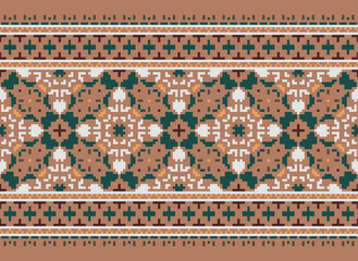 Ethnic tribal style seamless background with frame vector 10 in EPS, JPG format. style, seamless, frame, Tribal, Ethnic