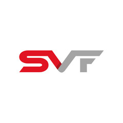 Initial SVF Geometric Business Simple Modern Creative Design Logo