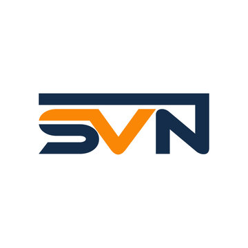 Initial SVN Modern Simple Business Creative Design Logo
