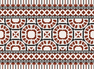 Ethnic tribal style seamless background with frame vector 10 in EPS, JPG format. style, seamless, frame, Tribal, Ethnic