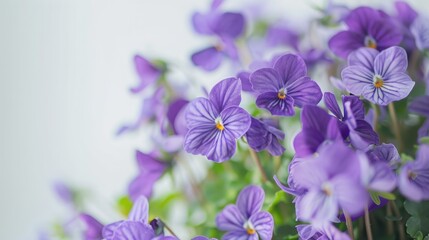 Sweet Smelling Violets Spring Bouquet