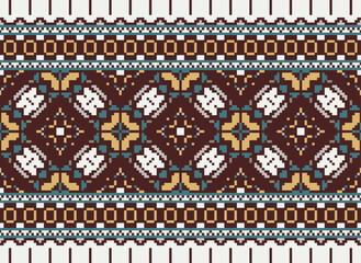 Ethnic tribal style seamless background with frame vector 10 in EPS, JPG format. style, seamless, frame, Tribal, Ethnic