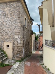 street in the old town in italy