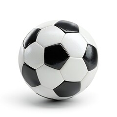 Fototapeta premium Soccer ball isolated on white background Generative Ai