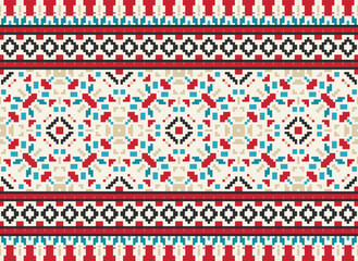 Ethnic tribal style seamless background with frame vector 10 in EPS, JPG format. style, seamless, frame, Tribal, Ethnic