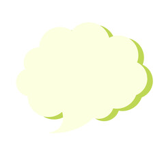 Cloud Speech Bubble Illustration