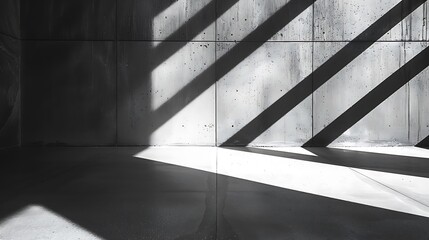 Dark room with light coming in