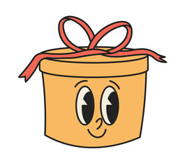 Happy Christmas Gift Box vector