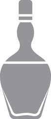 Isolated bottle icon in flat style.