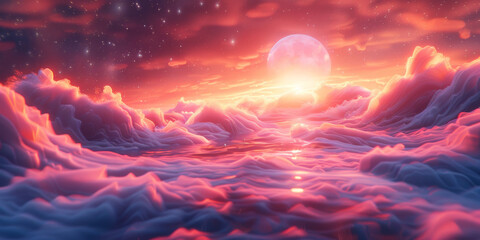 Fototapeta premium 太陽に向かって咲くバラ