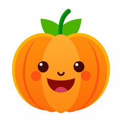 Halloween pumpkin vector illustration, halloween pumpkin cartoon isolated on white, halloween pumpkin with hat, pumpkin vector art