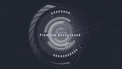 Abstract Technology and Science Background, Pattern Background, Dark and Light Background, 