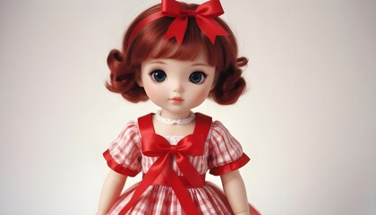 Red Ribbon 3D Doll