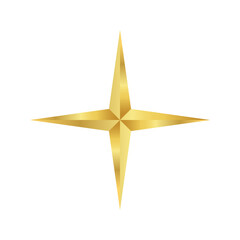 star gold, star golden icon, star sign