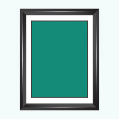 Realistic picture frames. Photo frames vector