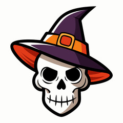 skull vector illustration, halloween skull house isolated on white, skull and crossbones, skull vector art