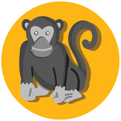 Obraz premium Chimpanzee Icon