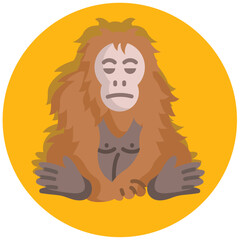 Orangutan Icon