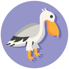 Fototapeta premium Pelican Icon