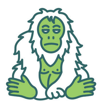 recommend clip art: Orangutan Icon