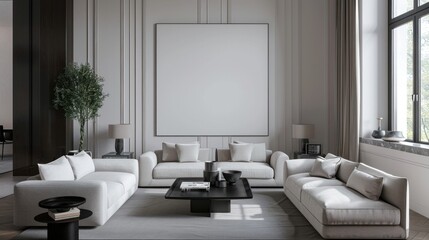 Modern Living Room Interior Design with Minimalist Decor