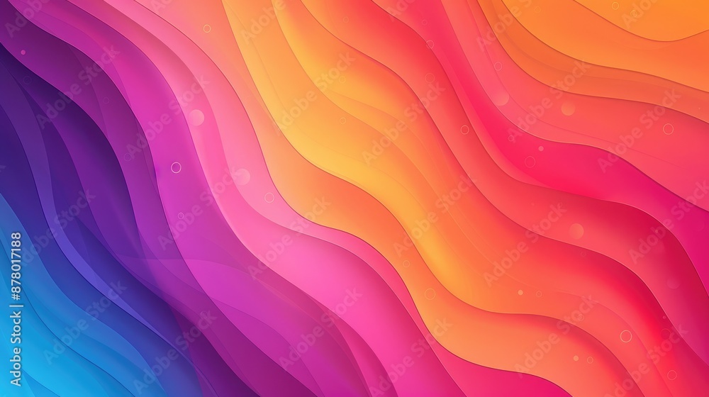 Poster dynamic colorful gradient background design for various media
