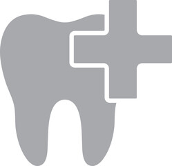 Obraz premium Vector illustration of aid tooth icon.