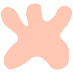 Liquid and Fluid Abstract Shape