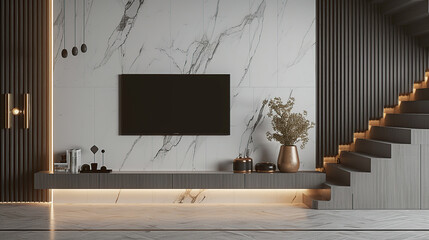 Modern architecture living room interiors