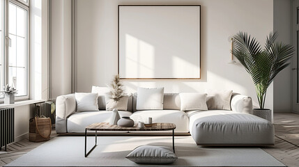 Modern architecture living room interiors