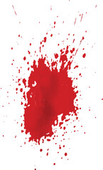 A vector of blood splatter or splash or drip or spray for Halloween, crime, murder, and horror motive.