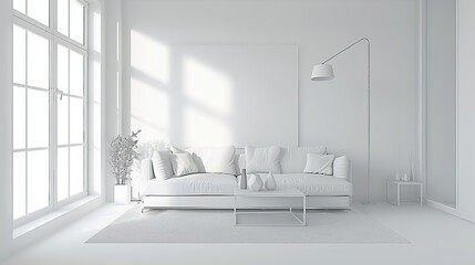 Modern architecture living room interiors