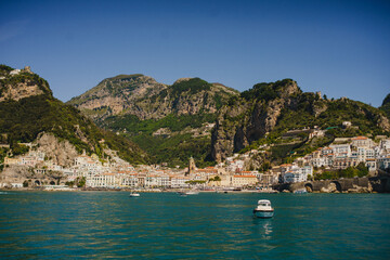 Fototapeta premium boats in bay