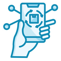 Digital Supply Chain Icon