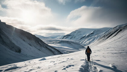 Polar Plateau Arcana in Cloudy Winter: The Discoverer's Pilgrimage Engulfed in Landslide