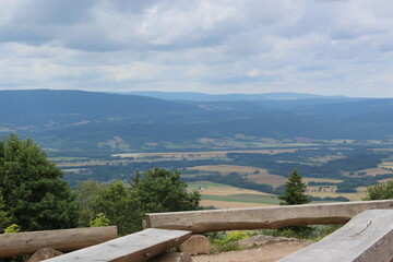 view from the top of the mountain