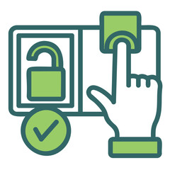 Biometric Authentication Icon